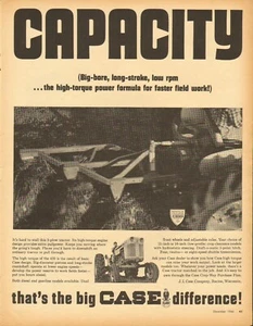 1966 LARGE Print Ad of Case 430 3 Plow Farm Tractor - Picture 1 of 2