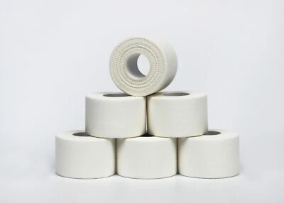 Sporttape 3,8cm x 10m Weiß Tape Tapeverband Sport Verband Stutzentape Pflaster