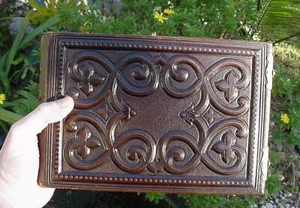 Elegant & Scarce Civil War Era Photo Album Farmville, Virginia~ Paulette Family - Picture 1 of 24