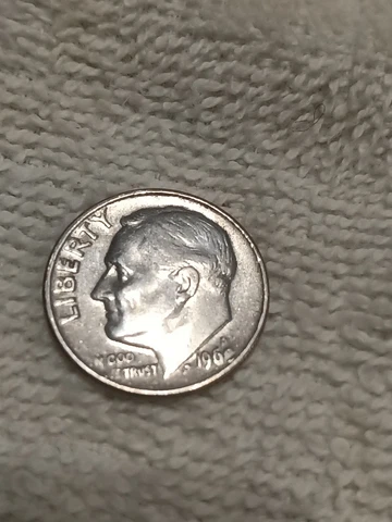 1960s Dime With Errors Cover