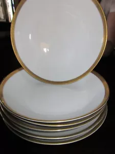 6 VINTAGE COUPE SOUP BOWLS 7 AND A HALF INCHES WIDE CHARM PLATINUM NEVER USED.. - Picture 1 of 3