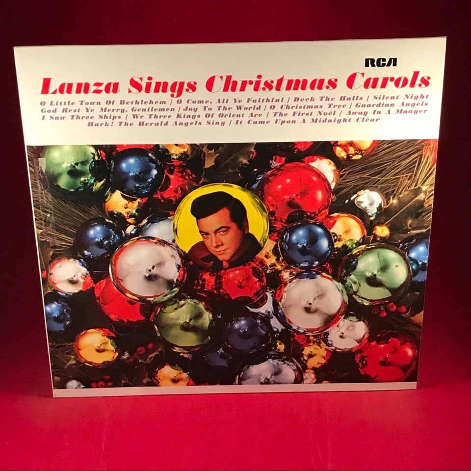MARIO LANZA Sings Christmas Carols 1981 German Vinyl LP Silent Night First Noel - Image 1 of 4