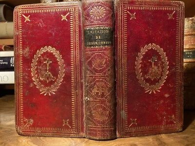 Les quatre livres de l'imitation de Jésus-Christ. Beauzée. Reliure superbe. 1801 - Photo 1/4
