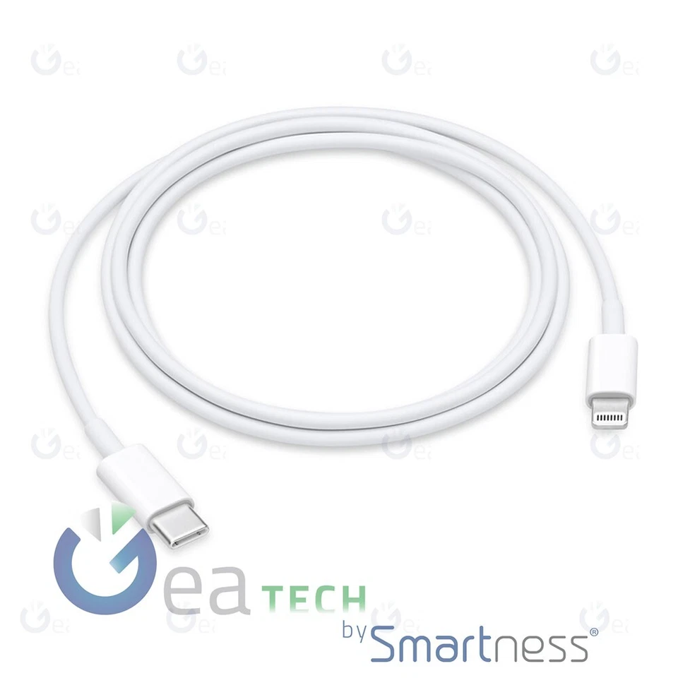 CAVO USB-C a LIGHTNING APPLE IPHONE 11 PRO 12 MAX 13 MINI MQGJ2ZM/A | BULK 1MT - Immagine 1 di 1