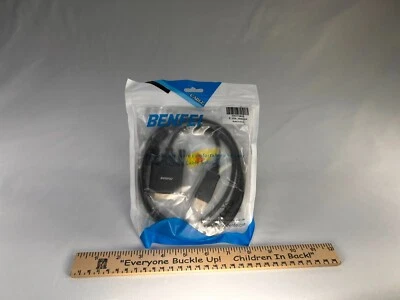 6ft DisplayPort to DVI Adapter black Benfei - Image 1 of 2