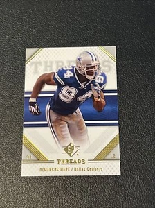 2009 SP Threads Dallas Cowboys Football Card #27 DeMarcus Ware - Foto 1 di 2