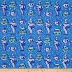 Kaffe Fassett PWGP165 Delft Pots Blue Cotton Quilting Fabric By The Yard