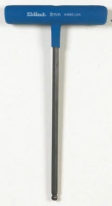 Eklind Tool 8mm Metric T-Handle Power Hex Key 9 in. 1 pc. - Picture 1 of 1