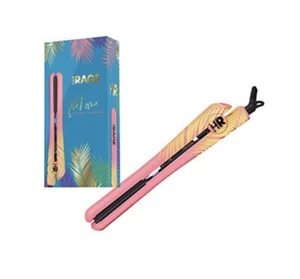 Hierro plano Hair Rage 1,25" peinado/rosa tropical nuevo en caja - Imagen 1 de 6