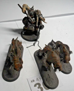 Warhammer 40k Forgeworld Chaos Renegade Vraks Ogryn Hounds Xaphan rare W366 - Picture 1 of 8