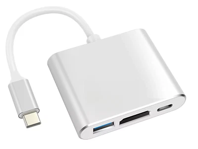 USB C to HDMI Adapter - 4K HDMI Port Multiport AV Converter PD-IN USB-C, USB 3.0 - Image 1 of 4