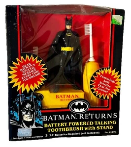 JANEX NEW Batman The Animated Series Battery Powered Talking Toothbrush w/Stand - Picture 1 of 3