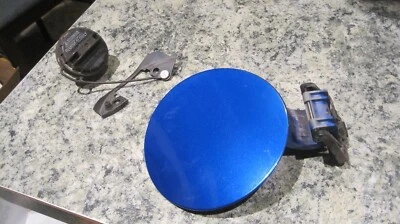 2007 Nissan 350Z Fuel Filler Door Daytona Blue Pearl Color Code #B17 OEM - Image 1 of 2