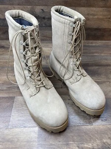 Men's Combat Boots GoreTex Vibram Desert Tan Size 12 R SPM1C1-08D-1042 - Picture 1 of 7