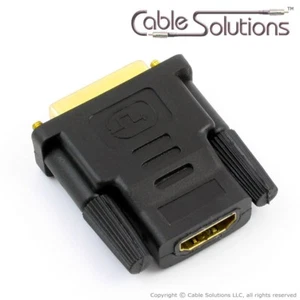 Cable Solutions HDMI-female to DVI-male Adapter, ADA-HDMIF-2-DVIM - Picture 1 of 1