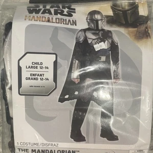 Star Wars The Mandalorian Kinder Kostüm Disney Halloween Jungen LG NEU - Bild 1 von 8