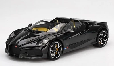 Bugatti W16 Mistral Black in 1:18 scale by Topspeed - Image 1 of 3