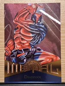 Fleer Marvel Metal 1995 #92 Deadpool - Imagen 1 de 2