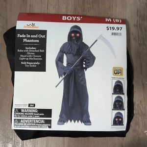 Costume Halloween Fantasma Illumina Fantasma Nuovo Fade In & Out Fantasma Bambino Taglia M 8/10 - Foto 1 di 3