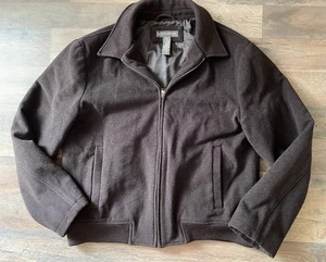 mens banana republic cashmere blend bomber jacket 26” Length, Excellent, XLG - Picture 1 of 4