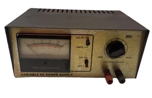 Micronta Zmienny zasilacz prądu stałego – Shack radiowy #22-123 – Testowany żółty - Zdjęcie 1 z 7