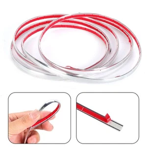 Car Molding Trim5/16 Chrome 16Feet Auto Body Door Roof Bumper Decorate Strip US - Imagen 1 de 19