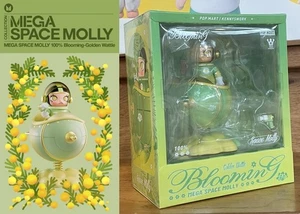 Pop Mart -  Mega Space Molly 100% Blooming-Golden Wattle - Australia Exclusive  - Picture 1 of 4