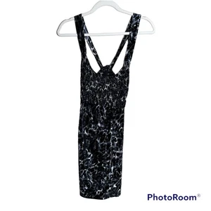 Free People Virgo Moon Velvet Mini Dress in Silver Combo Size M NWT - Picture 1 of 10