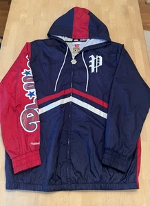 Mitchell & Ness Philadelphia Phillies Cooperstown XL Jacket Full Zip Jacket - Picture 1 of 5