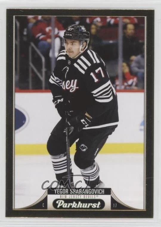 2022-23 Upper Deck Parkhurst Gold Foil Yegor Sharangovich #80 - Image 1 of 2