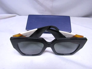 $550 FENDI FF 0263/S Gafas de sol cuadradas Mariposa Lentes degradadas Logo Lados - Imagen 1 de 15