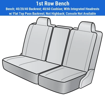 Fundas de asiento de neopreno genuinas para Isuzu NPR 1995-2007 Foto 1 de 4