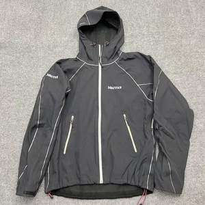 Marmot Jacket Mens Medium Softshell Full Zip Hooded Windbreaker Outdoor - Picture 1 of 7