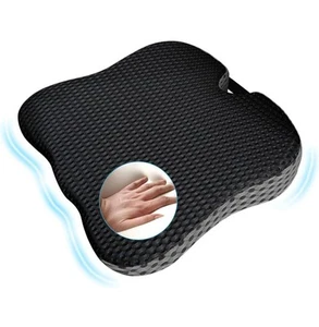 Universal Car Seat Cushion Memory Foam Seat Pad Front Seat Wedge Mat Office Chai - Picture 1 of 7