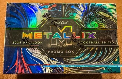 Wild Card Metallix Football Sealed Promo Box 2025 🔥🔥🔥