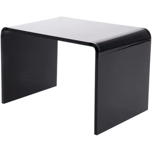 Plymor Black Acrylic Rectangular Display Riser, 4" H x 6" W x 4" D (3/16" thick) - Picture 1 of 3