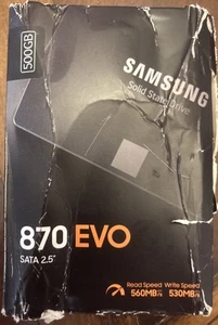 Samsung 870 EVO 500GB 2.5" SATA III Internal SSD (MZ-77E500BW) (READ) - Afbeelding 1 van 2