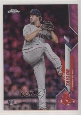 2020 Topps Chrome Update Target Pink Wave Refractor Josh Taylor #U-27 Rookie RC - Image 1 of 2