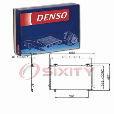 Condensador de aire acondicionado Denso para Toyota Matrix 2003-2004 1,8 L L4 aire acondicionado tm Foto 1 de 4