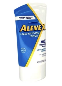 AleveX Pain Relieving Lotio Max Strength Menthol Lasting Cooling 2.7oz Exp 11/25 - Picture 1 of 2