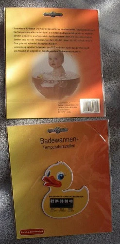 Temperaturstreifen Ente Badewanne Wasser 32 - 40 Grad NEU  - Bild 1 von 1