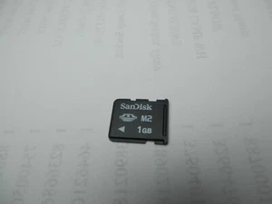 SanDisk 1GB Memory Stick Micro M2 MS Pro Duo 1 GB Card for Sony 1GB Total - Picture 1 of 2