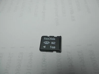 SanDisk 1GB Memory Stick Micro M2 MS Pro Duo 1 GB Card for Sony 1GB Total - Image 1 of 2