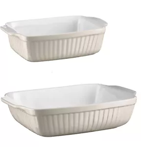 Mäser 931137 Kitchen Time Auflaufform, rechteckig, grau/weiß, 2-teilig (1 Set) - Bild 1 von 5
