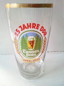Bierglas, 0,25 L, 25 Jahre DDR von `Tannen Bräu` - Bild 1 von 2