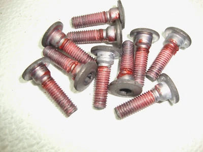 2009-2012 KAWASAKI NINJA ZX6R ZX600R OEM PARAFUSOS DE ROTOR DE FREIO DIANTEIRO HARDWARE DE DISCO - Imagem 1 de 2