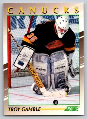 1991-92 Score Young Superstars - Troy Gamble #29 - Image 1 of 2