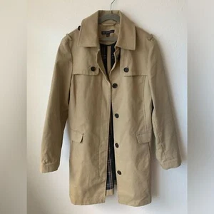 346 Brooks Brothers light brown trench coat size 8 - Picture 1 of 9