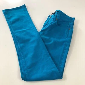 Ralph Lauren Women's New Big Pony Size 25 Blue Denim Flare Leg Jeans Turquoise - Picture 1 of 9