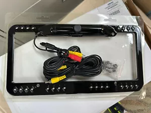 QTY 5 Car License Plate Frame IR Night Reverse Camera Rear View Parking NOS - Picture 1 of 5
